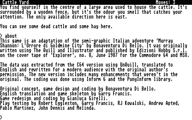Horror of Goldmine City (The) atari screenshot